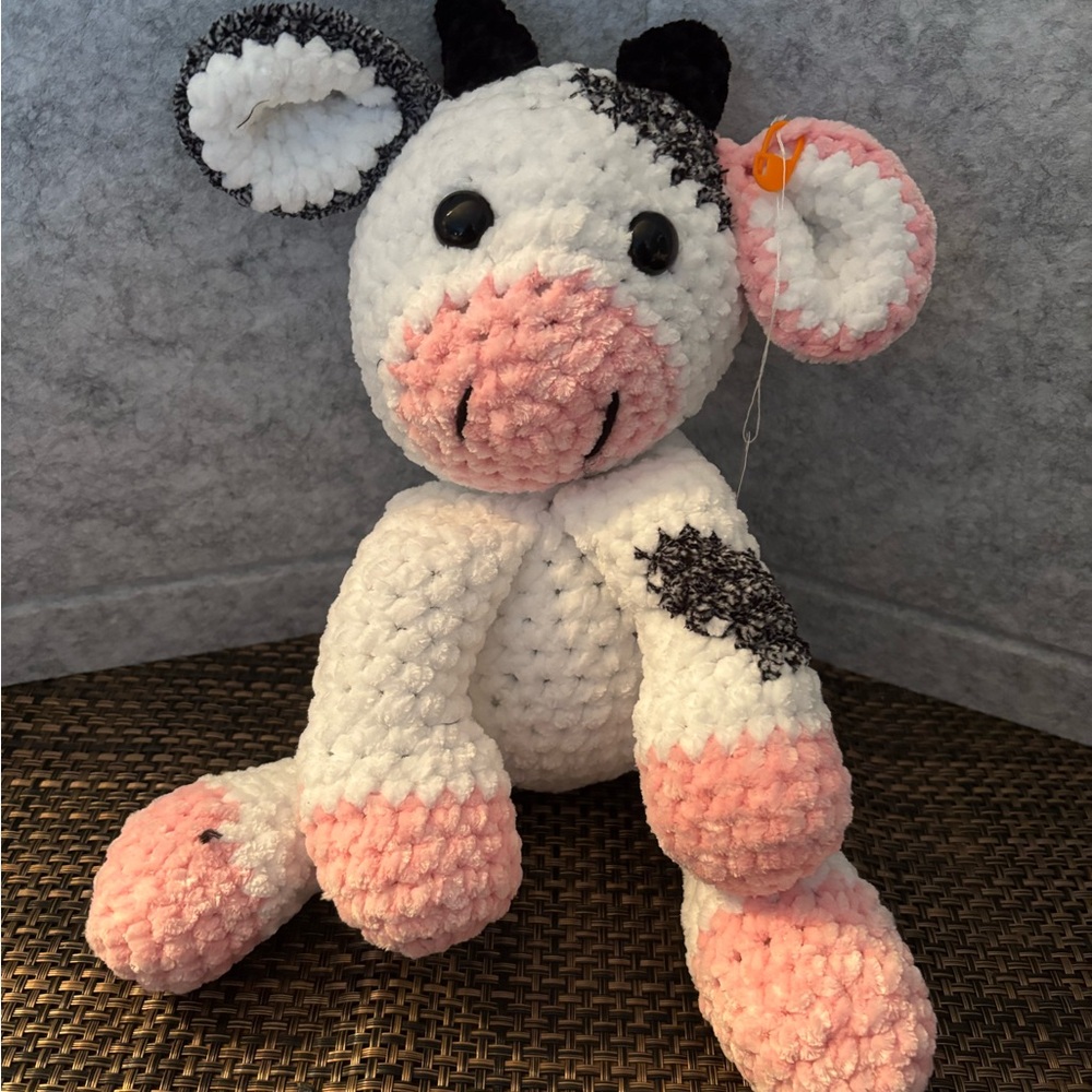 Adorable Plush Cow Toy